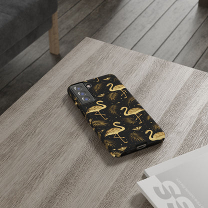 "Gold Flamingo" Mobile Phone Case
