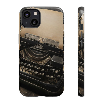 "Fade in. A Writer at the Cusp of Genius" Mobile Phone Case