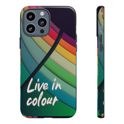 "Live in Colour" Mobile Phone Case
