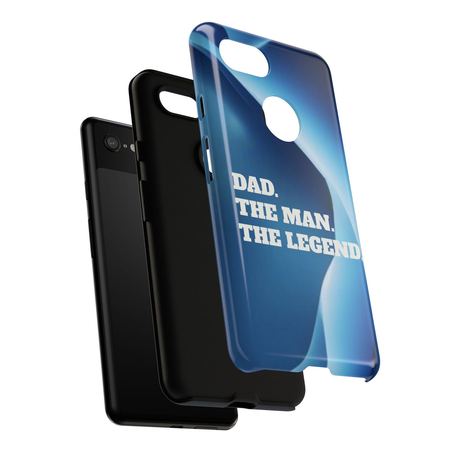 "Dad.  The Man.  The Legend" Mobile Phone Case (blue)