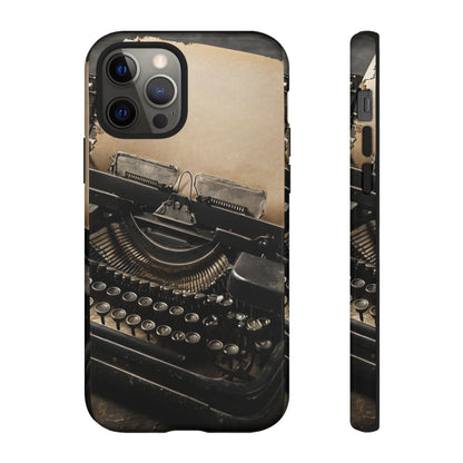"Fade in. A Writer at the Cusp of Genius" Mobile Phone Case