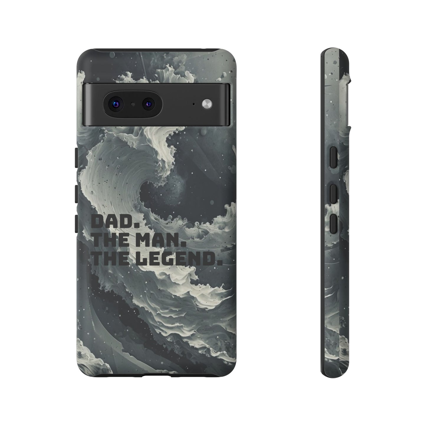 "Dad. The Man. The Legend" Mobile Phone Case (grey)