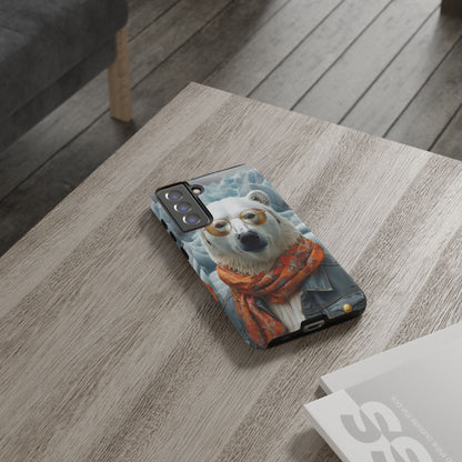 "Urban Zen Polar Bear" Mobile Phone Case