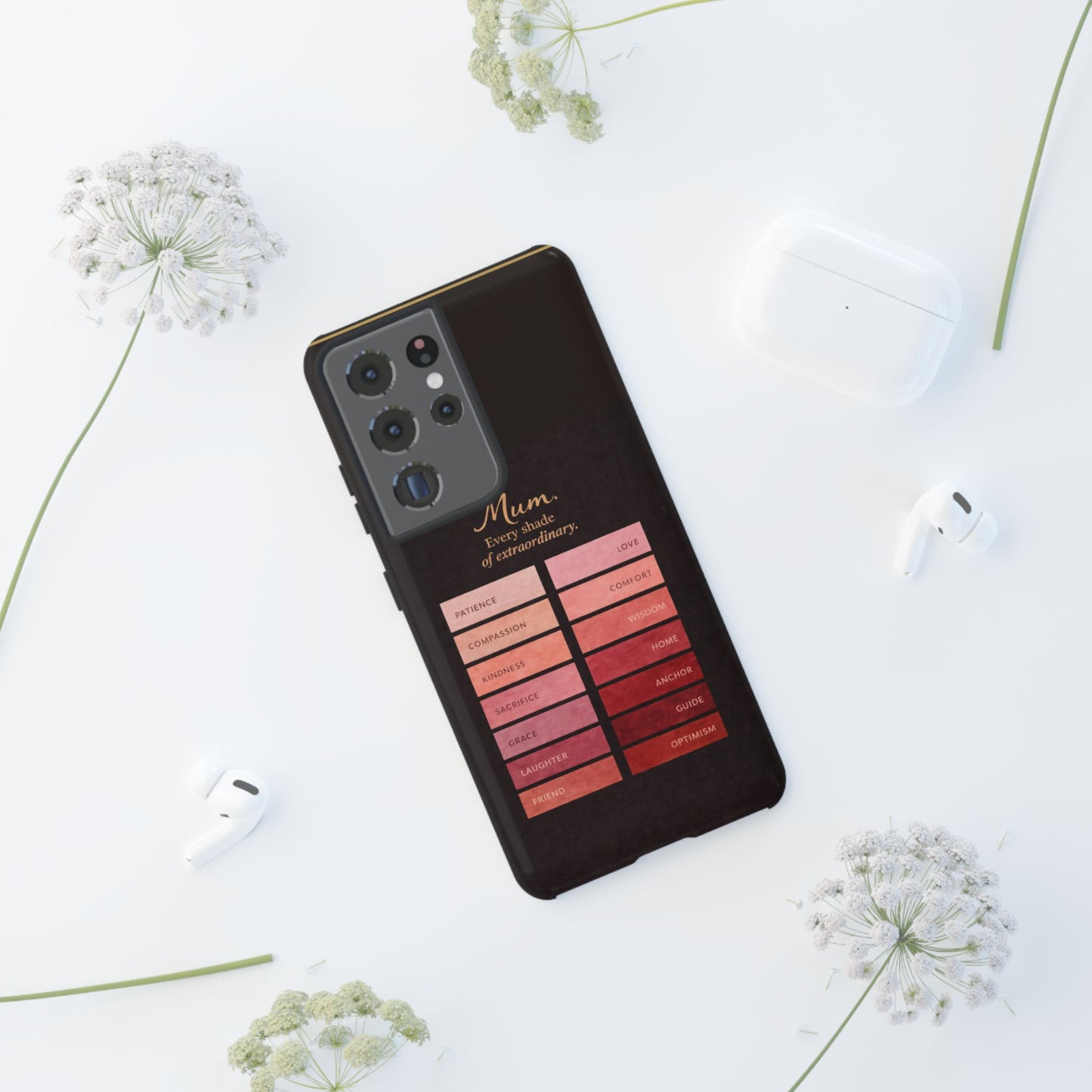 "Every Shade of Extraordinary" Mobile Phone Case (blush)