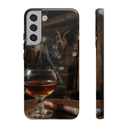 "Hot Whiskey and Cigar" Mobile Phone Case