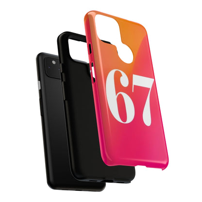 "67" Mobile Phone Case