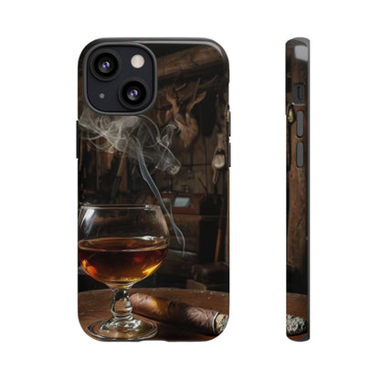 "Hot Whiskey and Cigar" Mobile Phone Case