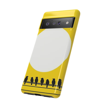 "The Feathered Assembly - Yellow" Mobile Phone Case