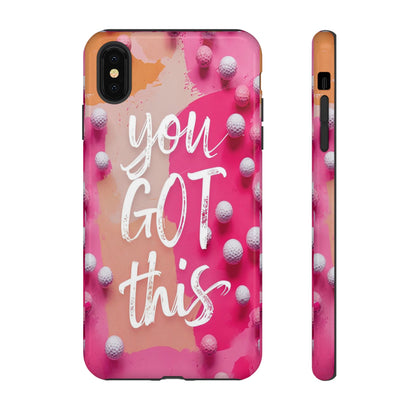 "You got This" (golf edition) Mobile Phone Case (pink)