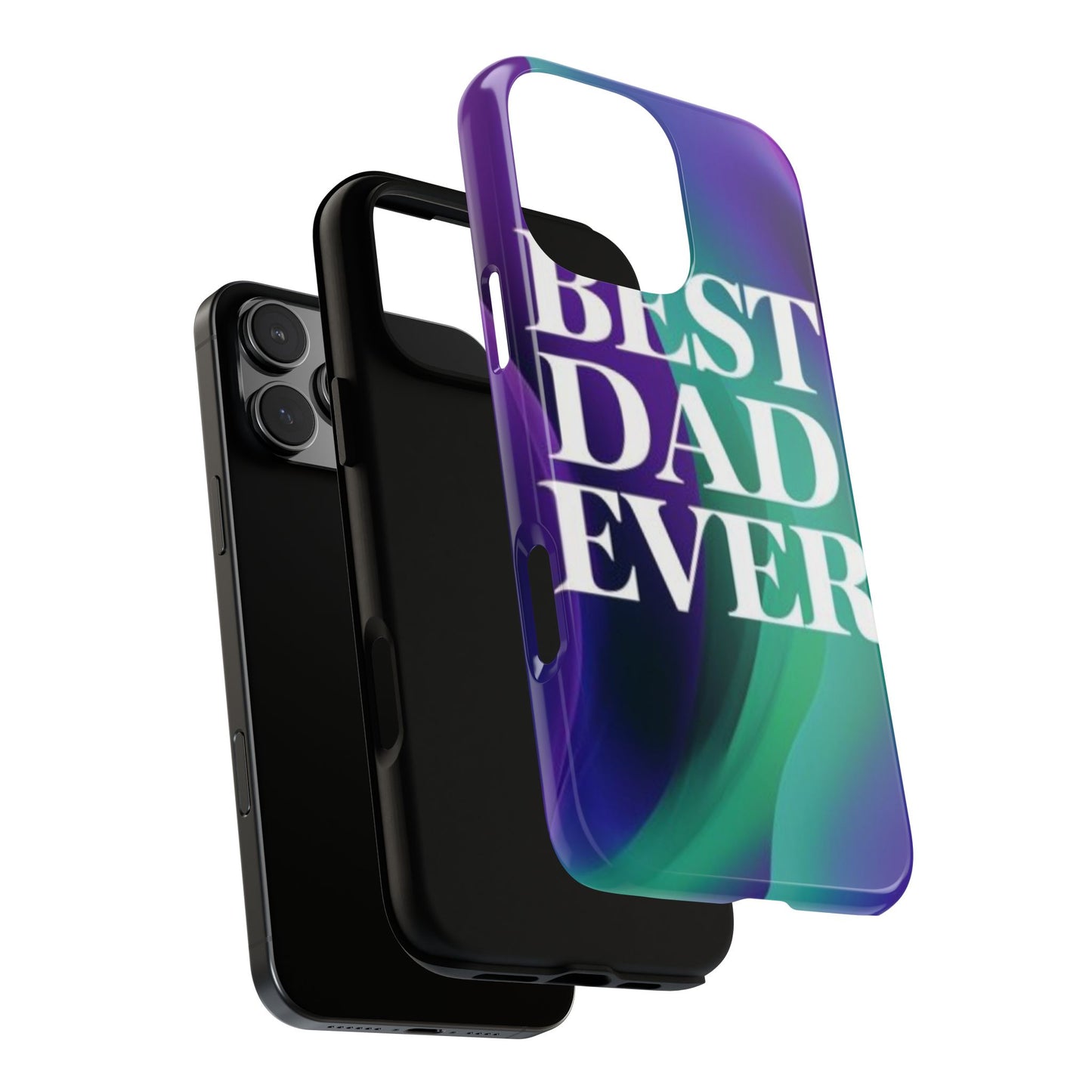 "Best Dad Ever" Mobile Phone Case (purple)