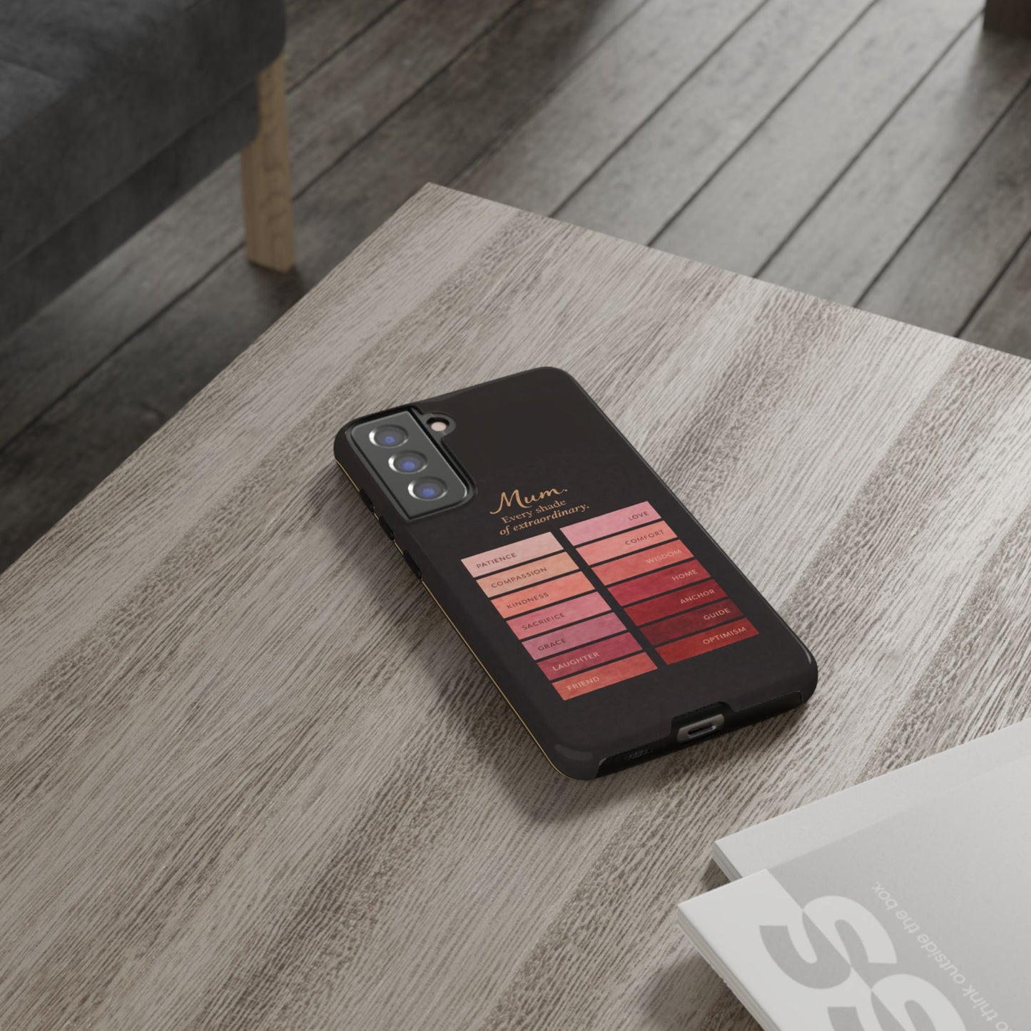 "Every Shade of Extraordinary" Mobile Phone Case (blush)