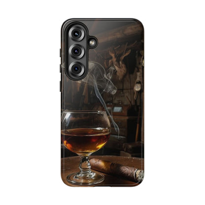 "Hot Whiskey and Cigar" Mobile Phone Case
