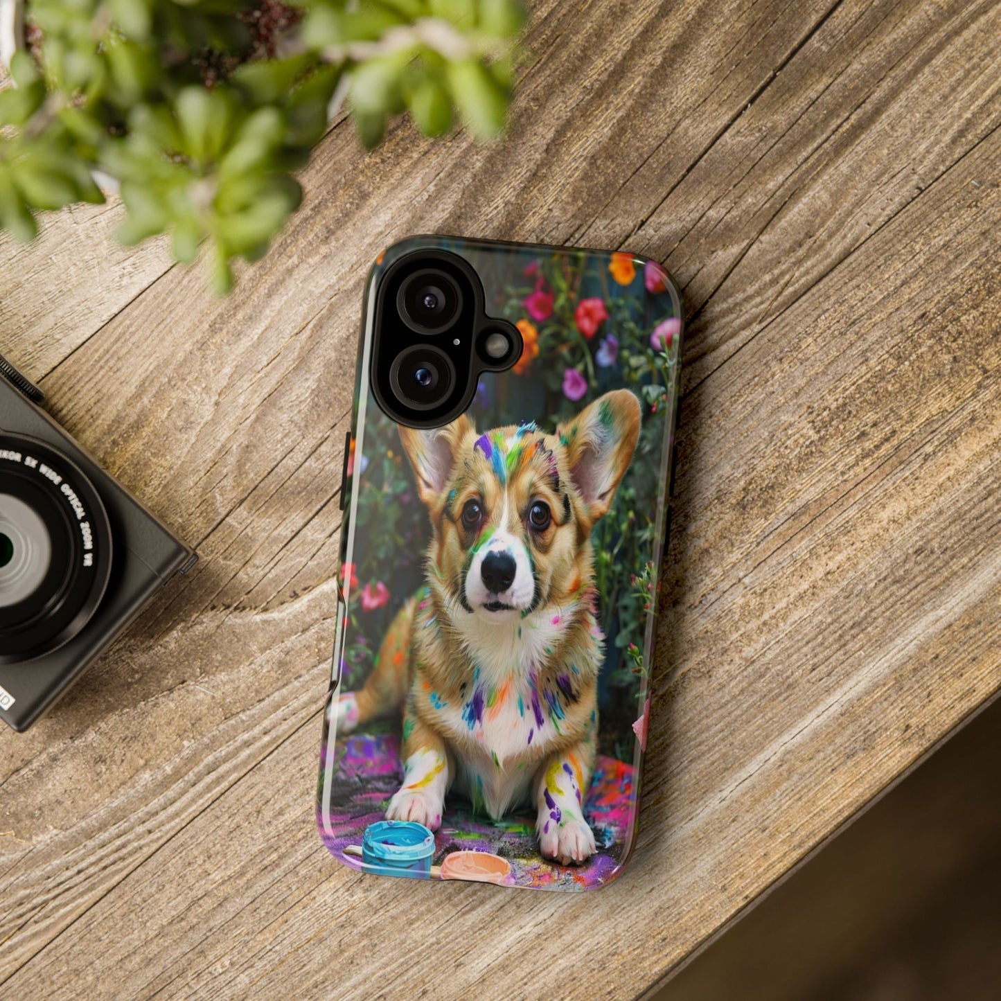 "Paint It Corgi" Mobile Phone Case