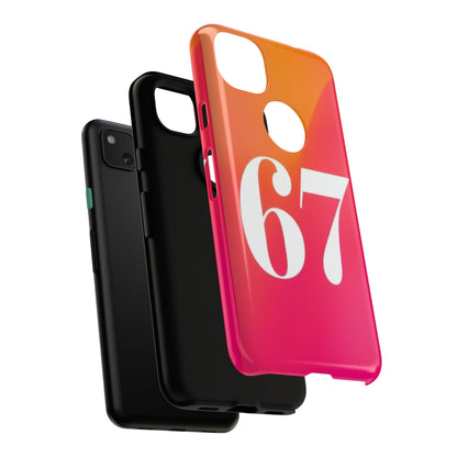 "67" Mobile Phone Case