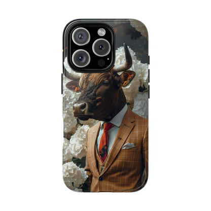 "The Genteel Bull" Mobile Phone Case