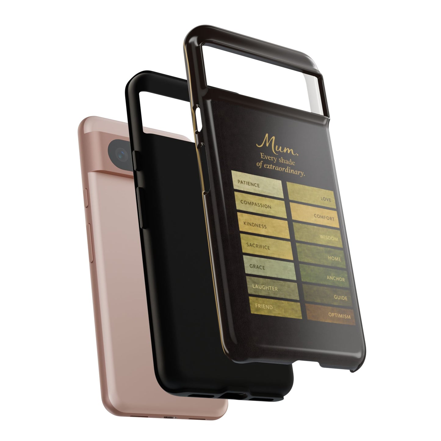 "Every Shade of Extraordinary" Mobile Phone Case (green)