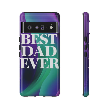 "Best Dad Ever" Mobile Phone Case (purple)
