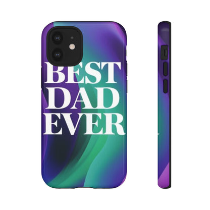 "Best Dad Ever" Mobile Phone Case (purple)