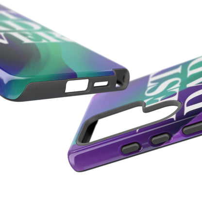 "Best Dad Ever" Mobile Phone Case (purple)