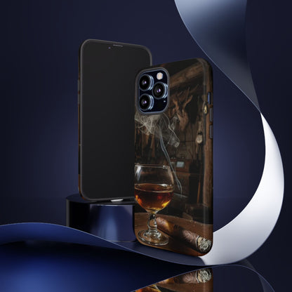 "Hot Whiskey and Cigar" Mobile Phone Case