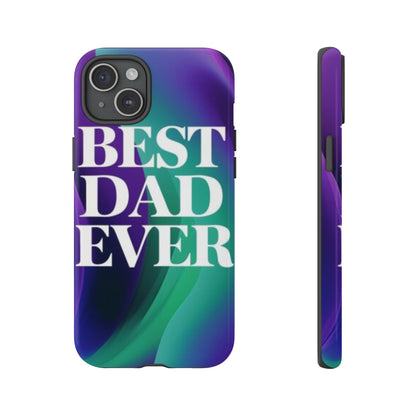 "Best Dad Ever" Mobile Phone Case (purple)