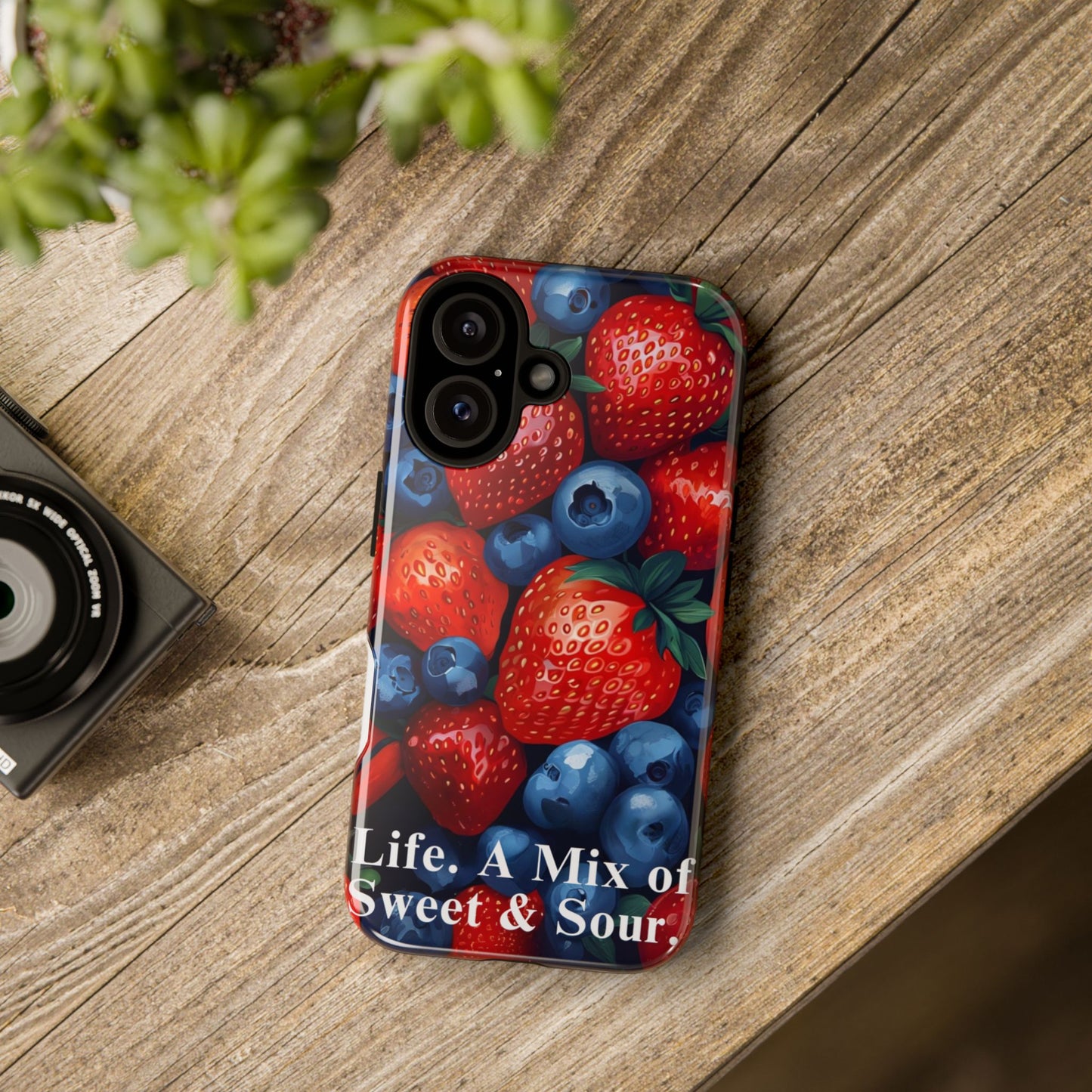 "Life. A Mix of Sweet and Sour" Mobile Phone Case