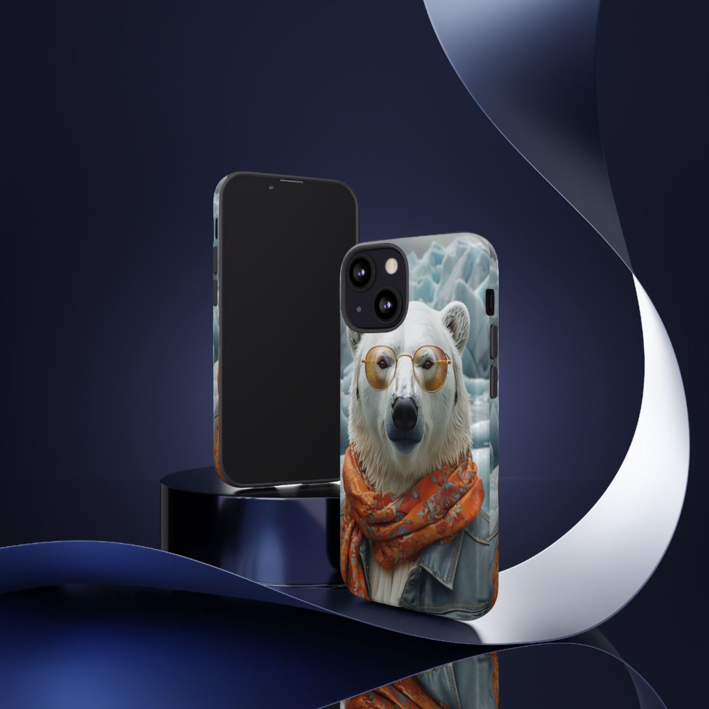 "Urban Zen Polar Bear" Mobile Phone Case