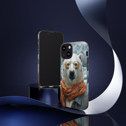 "Urban Zen Polar Bear" Mobile Phone Case
