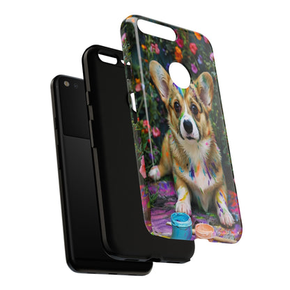 "Paint It Corgi" Mobile Phone Case
