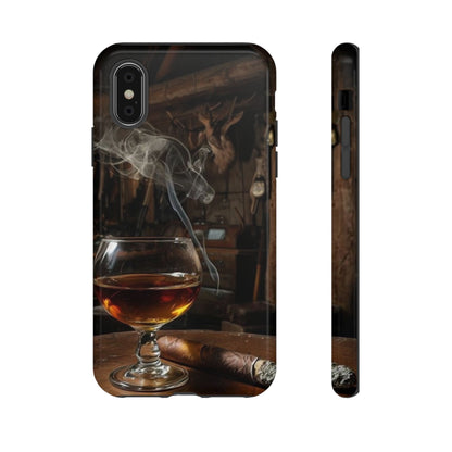 "Hot Whiskey and Cigar" Mobile Phone Case