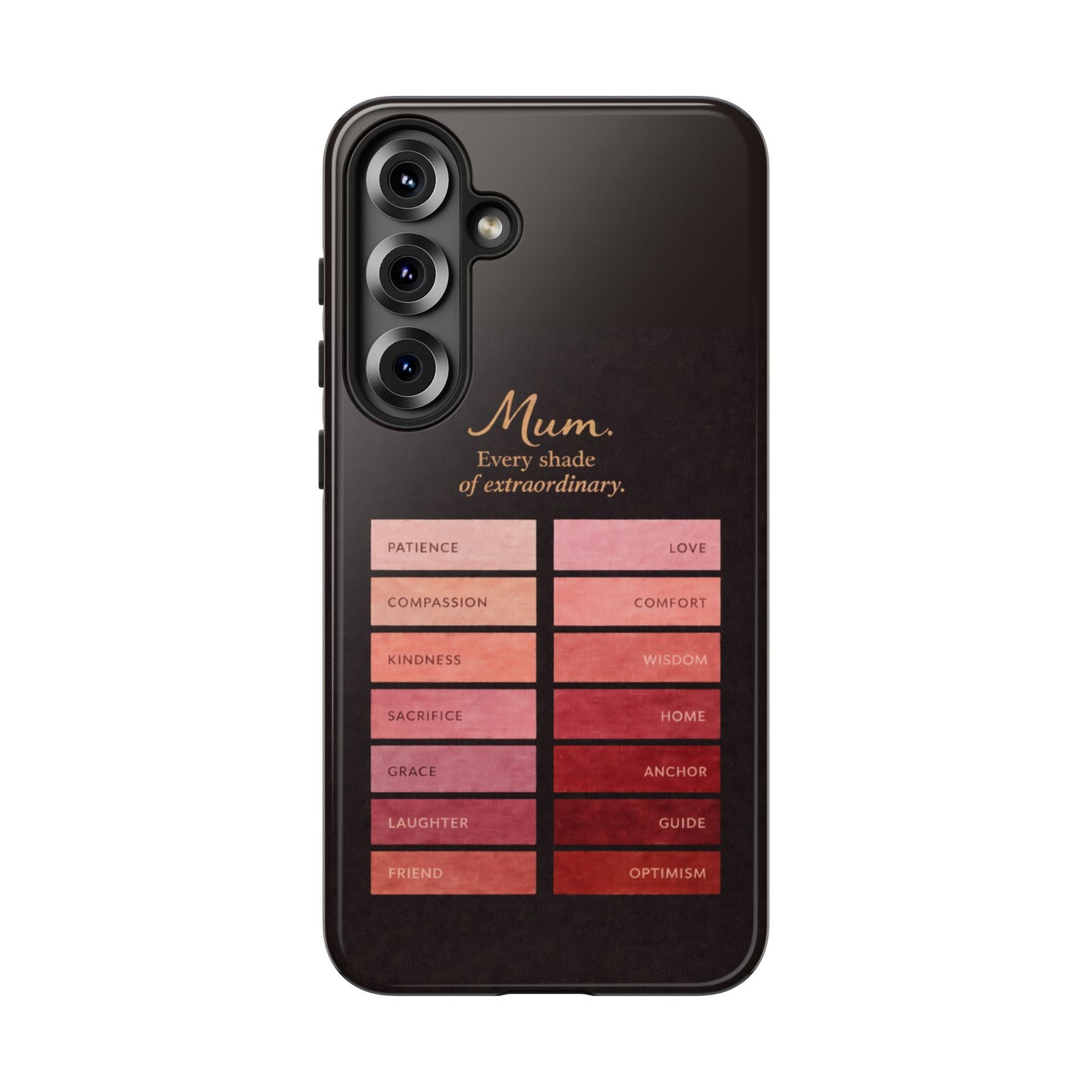 "Every Shade of Extraordinary" Mobile Phone Case (blush)