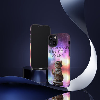 "Keep calm and turn up the Volume" Mobile Phone Case (mix)