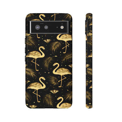 "Gold Flamingo" Mobile Phone Case