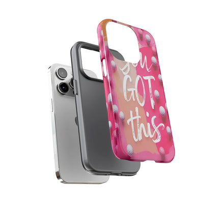 "You got This" (golf edition) Mobile Phone Case (pink)