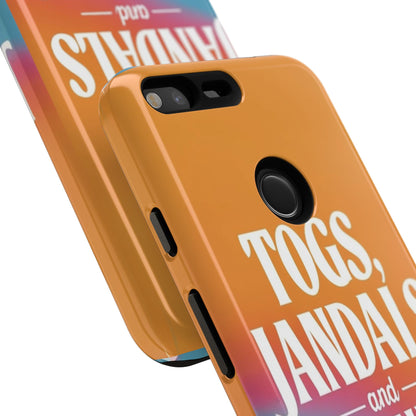 "Togs, Jandals and Sunnies" Mobile Phone Case