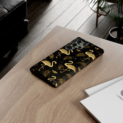 "Gold Flamingo" Mobile Phone Case