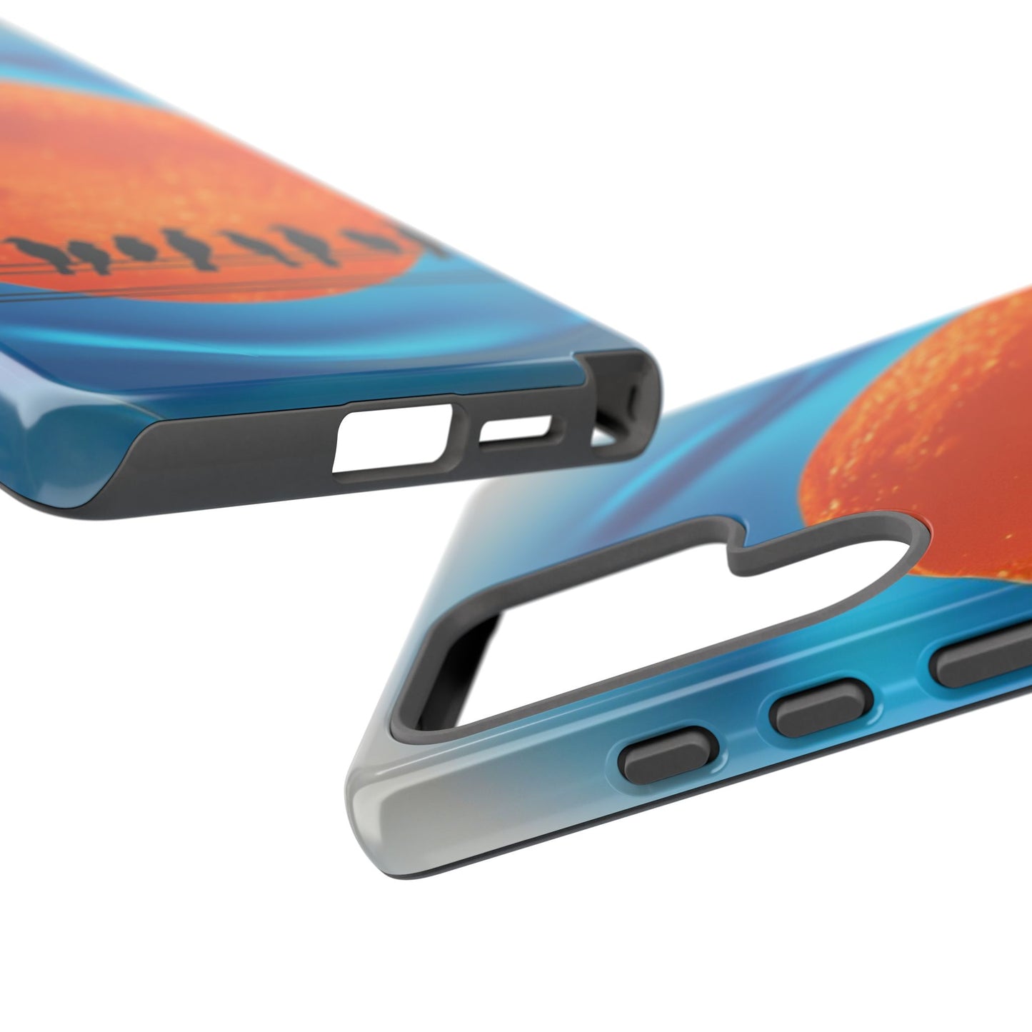 "The Feathered Assembly" Mobile Phone Case (orange)