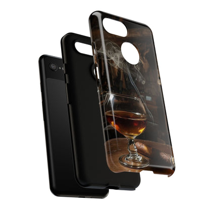 "Hot Whiskey and Cigar" Mobile Phone Case