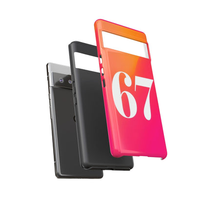 "67" Mobile Phone Case