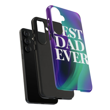 "Best Dad Ever" Mobile Phone Case (purple)