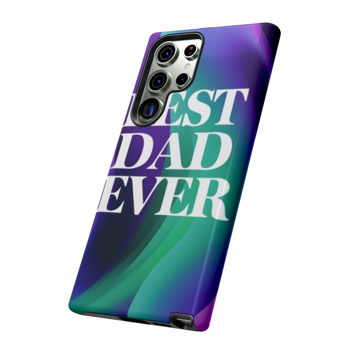 "Best Dad Ever" Mobile Phone Case (purple)