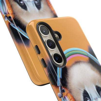 "Baby Panda wearing Headphones" Mobile Phone Case