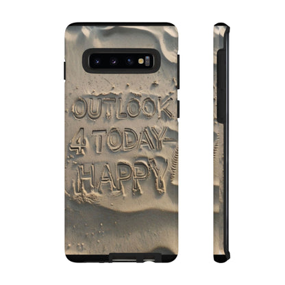 "Life is Short.  Be Happy" Mobile Phone Case