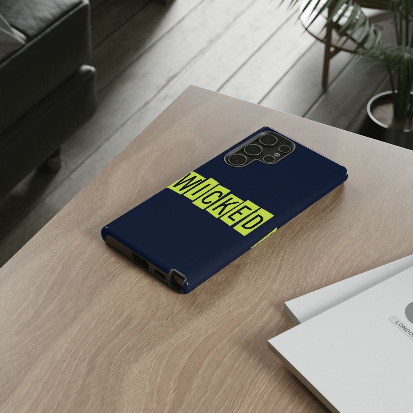 "Wicked" Mobile Phone Case (yellow)