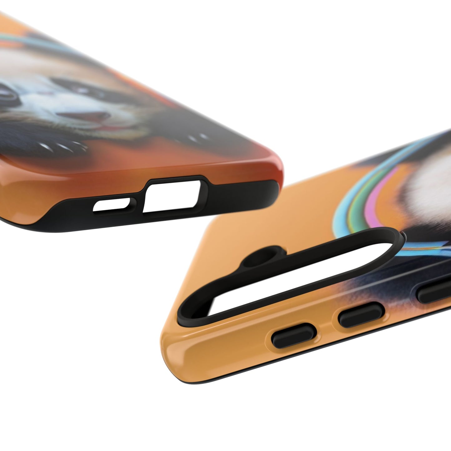 "Baby Panda wearing Headphones" Mobile Phone Case