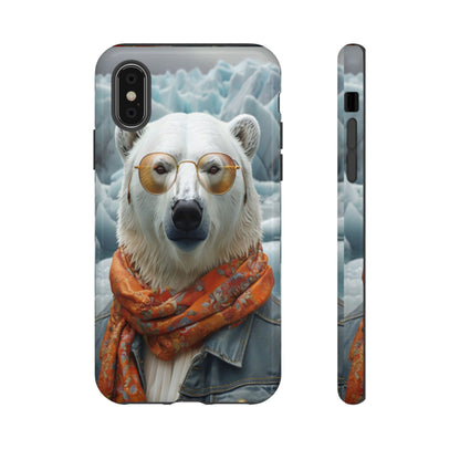 "Urban Zen Polar Bear" Mobile Phone Case