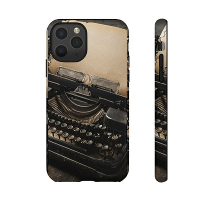 "Fade in. A Writer at the Cusp of Genius" Mobile Phone Case