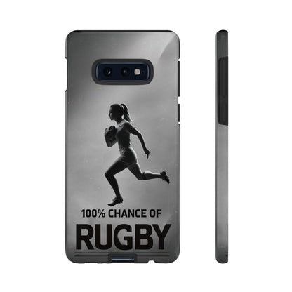 "Rain, Shine, Rugby" Mobile Phone Case