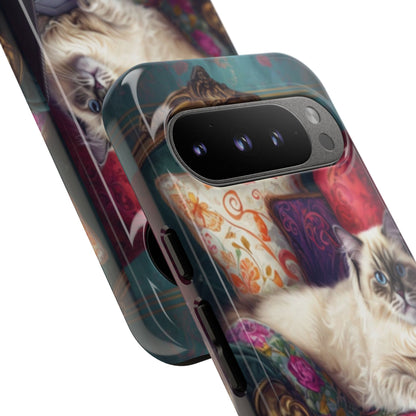 "Purr-sian Productivity" Mobile Phone Case