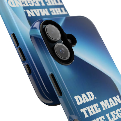 "Dad.  The Man.  The Legend" Mobile Phone Case (blue)
